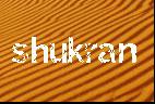 Shukran